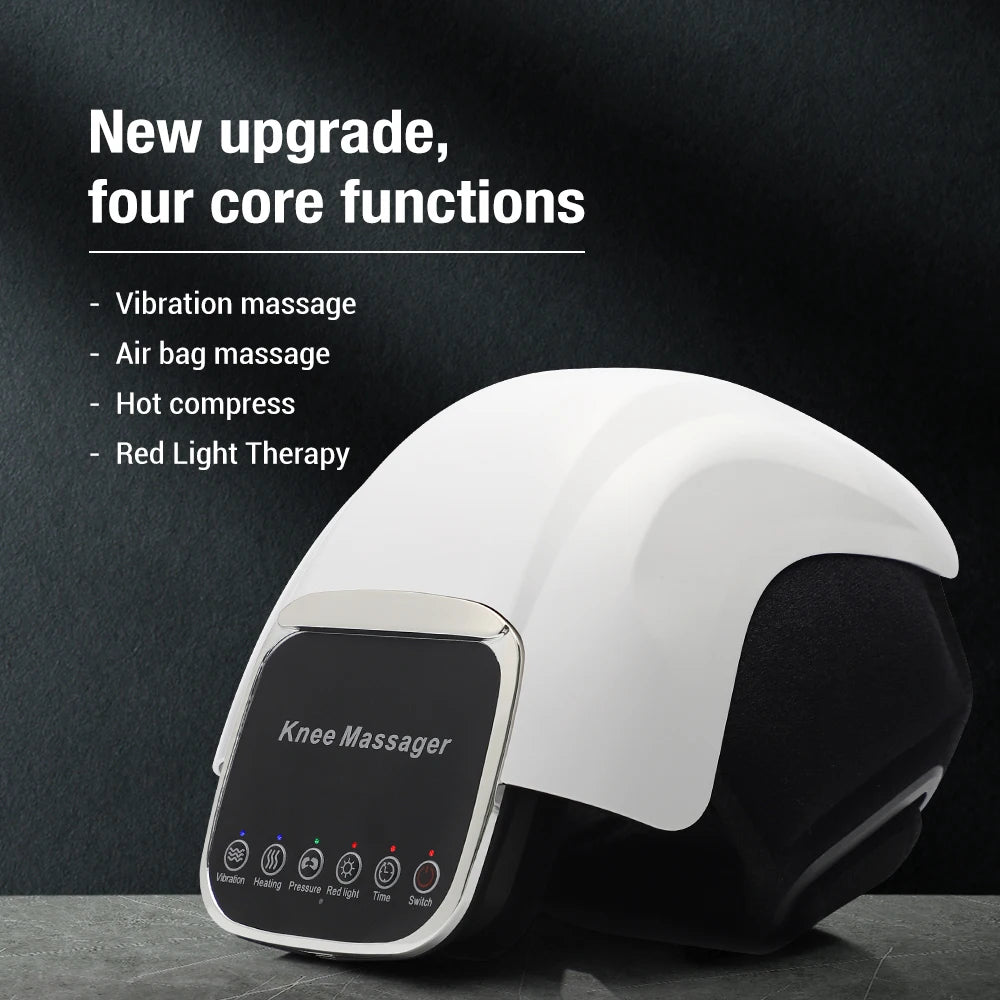 Heated Knee Massager Electric Heating Knee Protector Vibration Vibrating Hot Compress Joint Massager USB Charging