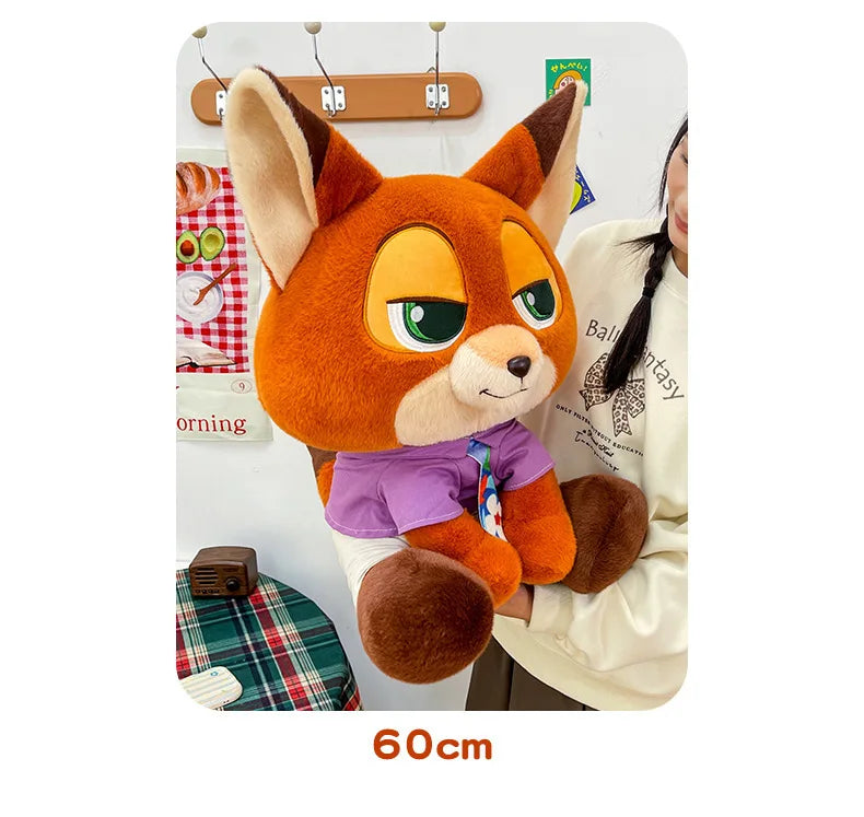 Zootopia Judy Nick Plush Toy Soft Stuffed Doll 35cm