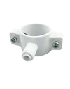 40mm RO Water  Drain Waste Water Pipe Clamp Saddle Valve Clips 1/4" OD Hose Quick Connection Reverse Osmosis Aquarium System