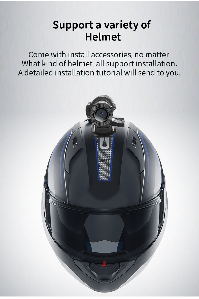 FHD 1080P Mini WiFi Sports Action Camera Portable Bicycle Helmet Motorcycle Body Camera Waterproof Cycling DVR with Wide Angle Lens