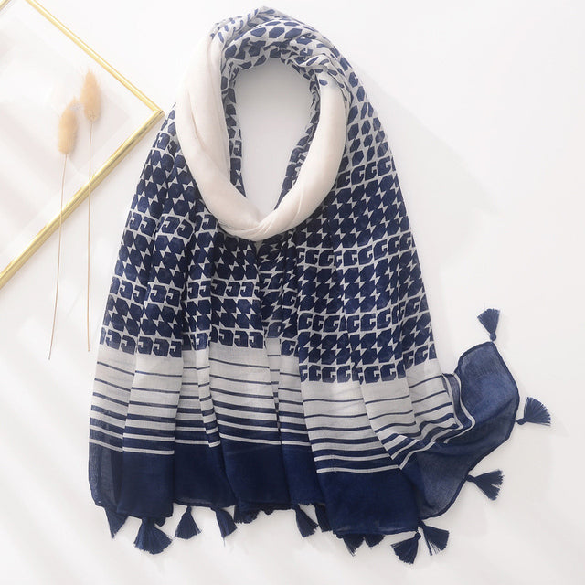 Floral Brand Scarf Luxury Designers New Style Women Elegant Scarves Hug Shawls Pink Purple Scarf Bandana Fashion Design Shawls