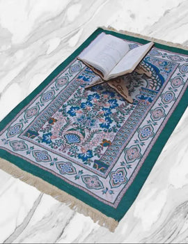 Islamic Prayer Rug Soft Praying Carpet Comfortable Muslim Praying Mat for Men Women Ramadan or Eid Gift