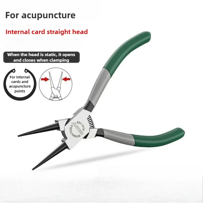 5/7/9/13 inch Snap Ring Pliers Set Lock Ring Circlip Pliers for Removing Installing Puller Locking Rings Shafts Hand Tool