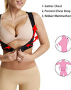Push Up Bra Support Women Chest Brace Up Posture Corrector Shapewear Top Cropped Vest Back Compression Surgical Slimmer Band 3XL