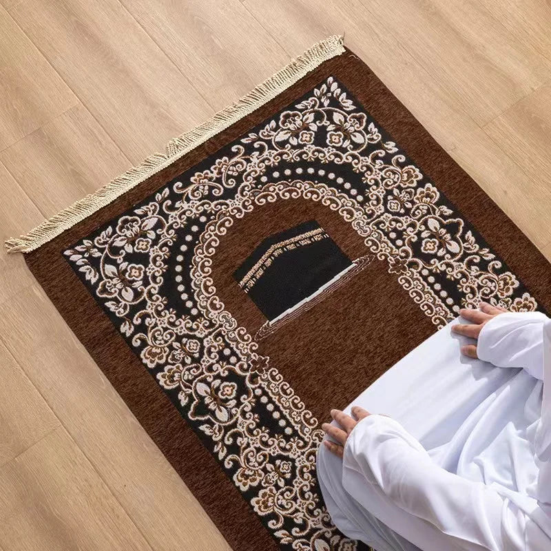 Muslim Prayer Mat Portable Islamic Janamaz for Travel Daily Salah Compact Foldable  Muslim Prayer Rug for Men Women