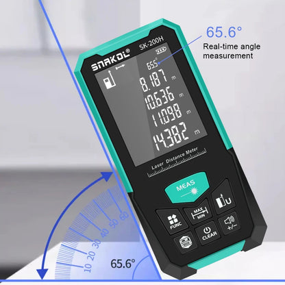 Laser Distance Meter 150M/200M Profesional Laser Tape Measure Rangefinder Trena Roulette Ruler Range Finder USB Charging