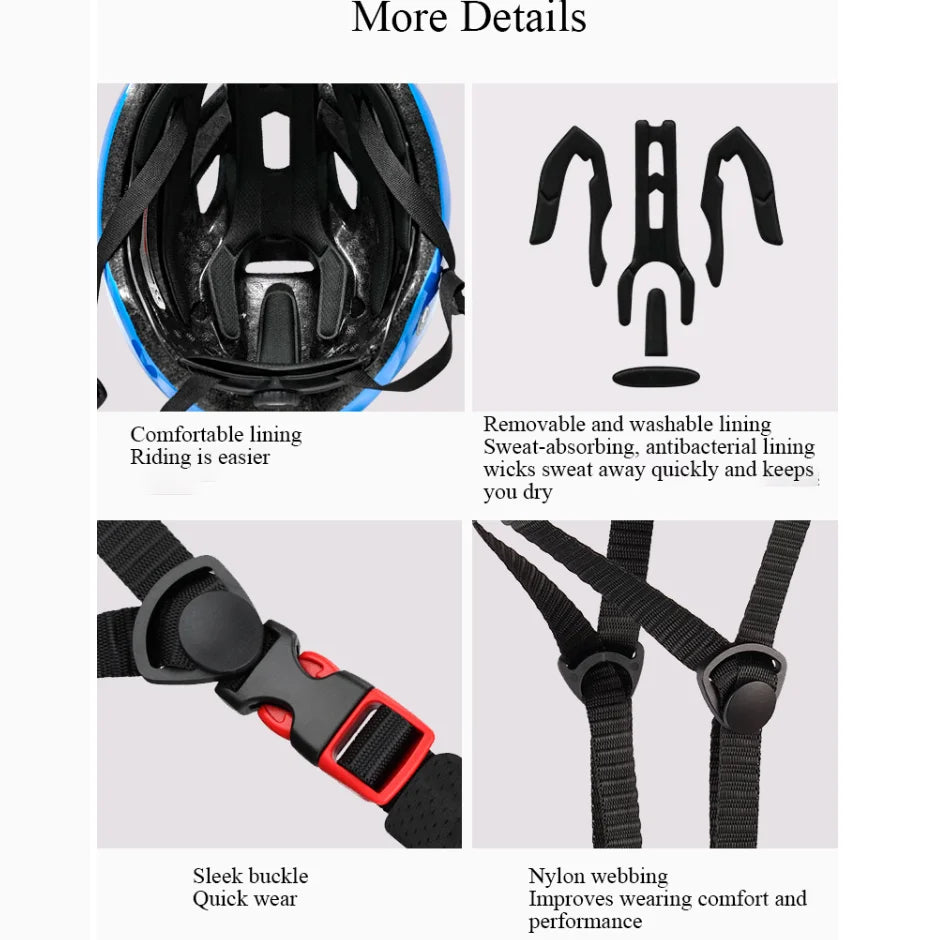Lightweight Adjustable Road And Mountain Cycling Helmet