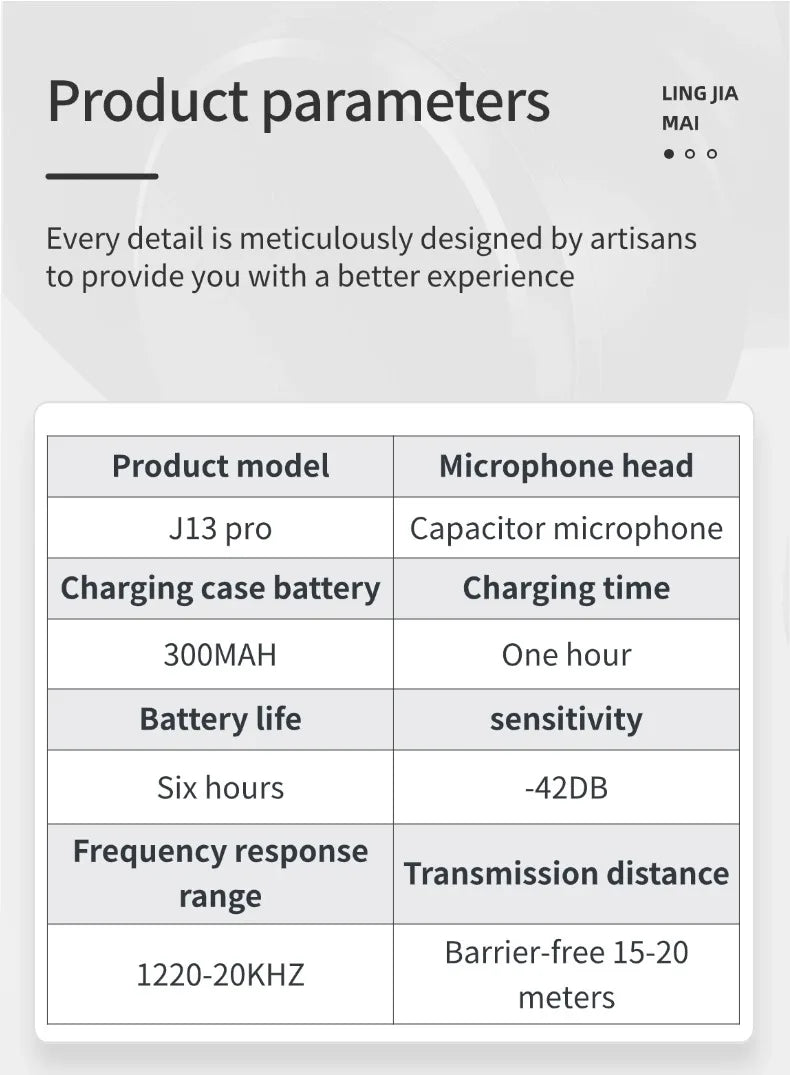 Wireless lavalier microphone/portable charging case microphone/audio and video recording iPhone Android computer live game