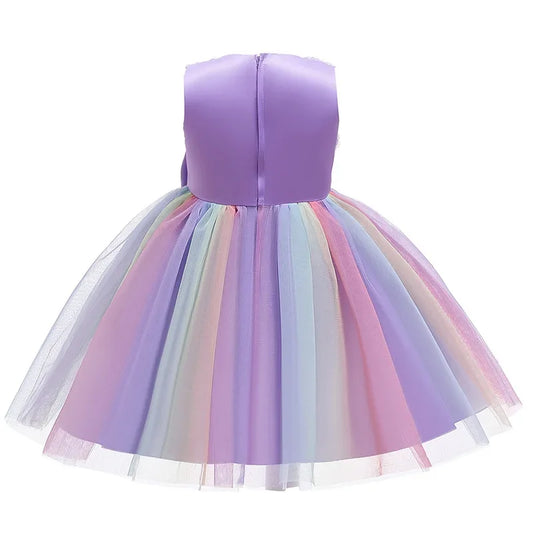 Elegant Bow Princess Party Dress