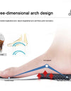 Shoes Insoles for Feet Arch Support Plantar Fasciitis Orthopedic Insole Men Silicone Shock absorbing Non slip Shoe Pads 2/4/6Pcs