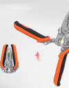 Collapsible Wire Stripper and Cutter Time-Saving Labor-Saving Repair Scissors Wire Stripping Crimping Pliers Hand Tool