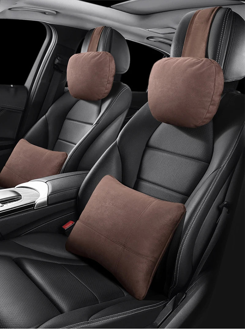 Memory Cotton Car Headrest Neck Support For Car Supplies Seat Class Soft Universal Adjustable Car Pillow Neck Rest Cushion