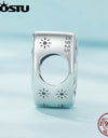 925 Sterling Silver Cross Charm Guardian Angel Pendant Lucky Horseshoe Beads
