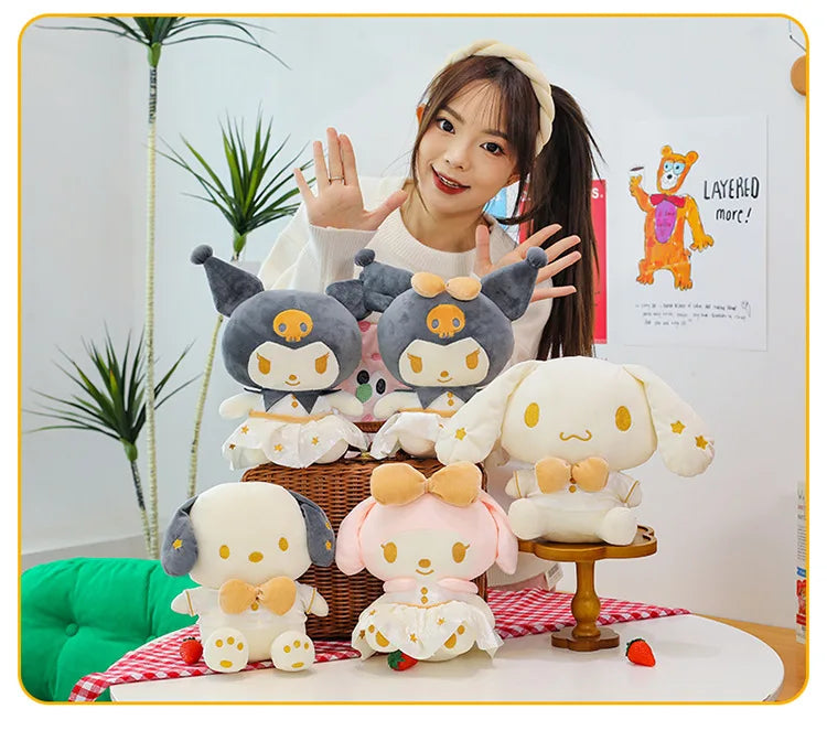 Cute Character Plush Stuffed Doll Cushion Toy