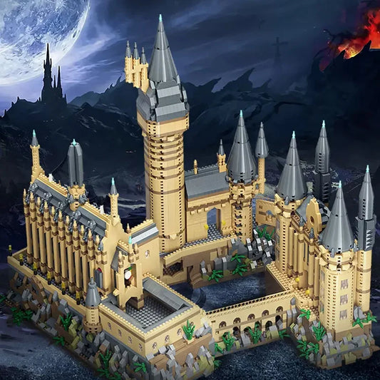 6000+Pcs Harry Potter Mini Building Blocks Sets Birthday Gifts for Adult Magic Castle 3.5mm Blocks Creative Toys