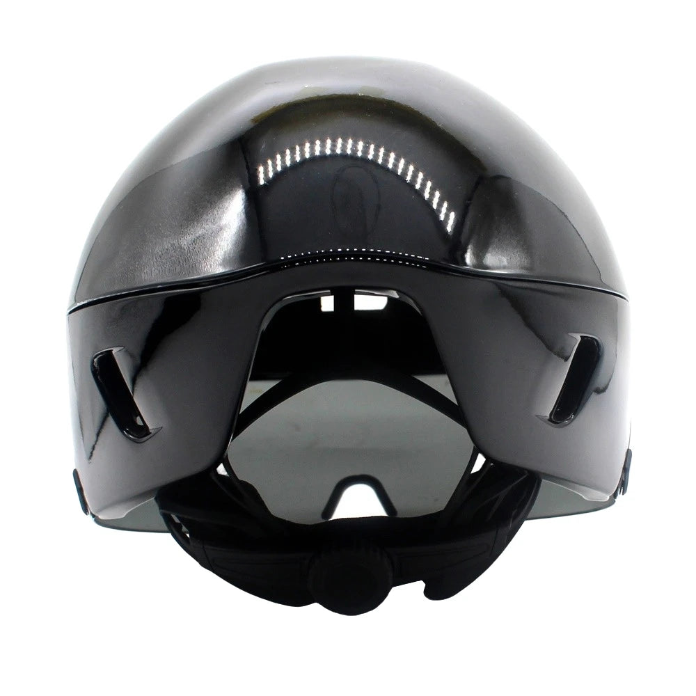 Aerodynamic Triathlon Cycling Helmet With Magnetic Goggles