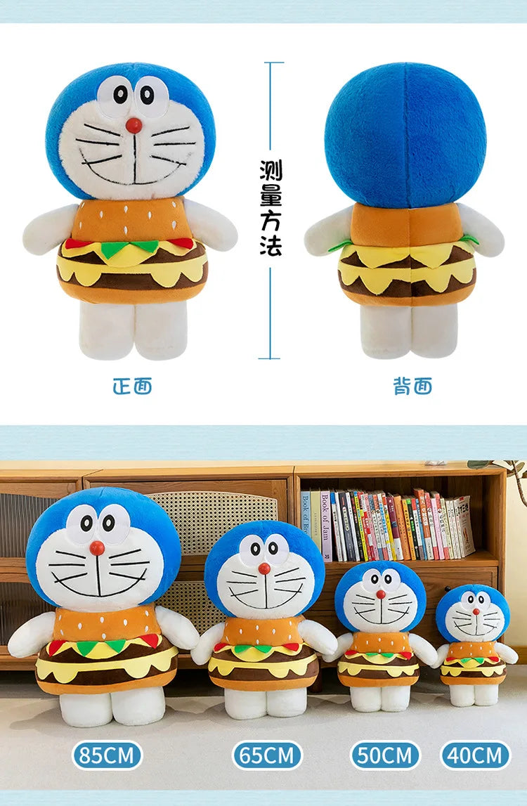 Large Blue Robot Cat Plush Stuffed Doll Toy