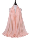 70*175cm Muslim Chiffon Hijab Shawls Scarf Women Solid Color Head Wraps Women Hijabs Scarves Ladies Foulard Femme Muslim Veil