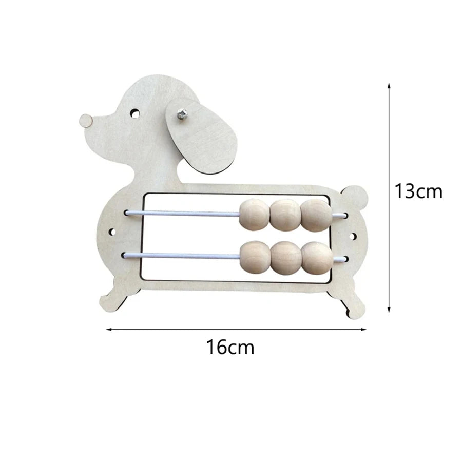 Montessori Busy Board DIY Accessories Wooden Toys Busyboard  Fine Motor Skills Activity Board Educational Toys for