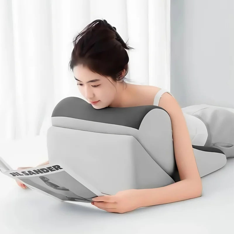 Bed Sleeping Pillow Lie On The Bed Memory Sponge Pillow Cervical Traction Pillows Waist Support Multifunction Back Pillow