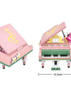 Friends Mini Blocks Juguetes Bloques Violin Piano DIY Model Girls Xmas Gifts Loz Building Bricks for Kids Educational Toys
