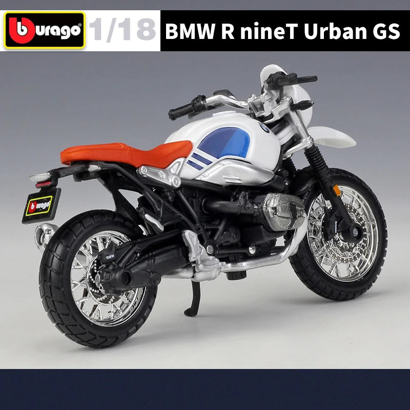 1 18 Scale BMW R nineT Urban GS Diecast Motorcycle Model