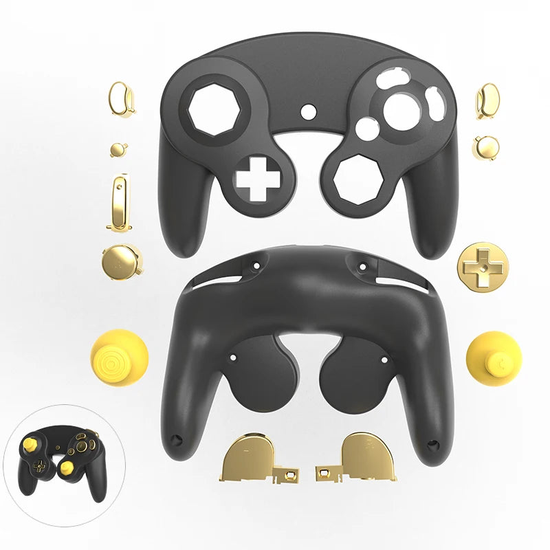 Replacement Shell & Buttons for GameCube Controller – Custom DIY Housing Case, Multiple Colors