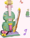 Friends Mini Blocks Juguetes Bloques Violin Piano DIY Model Girls Xmas Gifts Loz Building Bricks for Kids Educational Toys