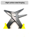 Circlip Pliers 2 in 1 Internal and External Dual Purpose Pliers External Spring Pliers Large Retaining Ring Removal Tool 1pcs