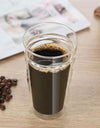 Large Capacity 400/800ml Heat-resistant Double Wall Glass Coffee Mug Espresso Cup American Latte Cappuccino Tea Water Cup