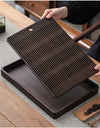Chinese Natural Bamboo Tea Tray Water Storage Kung Fu Tea Set Simple Rectangular Tea Board Tea Storage Tray