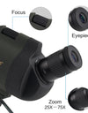 25-75x70 Spotting Scope Powerful FMC BAK4 Zoom Portable Monocular Telescope Birdwatching Moonwatching With Tripod