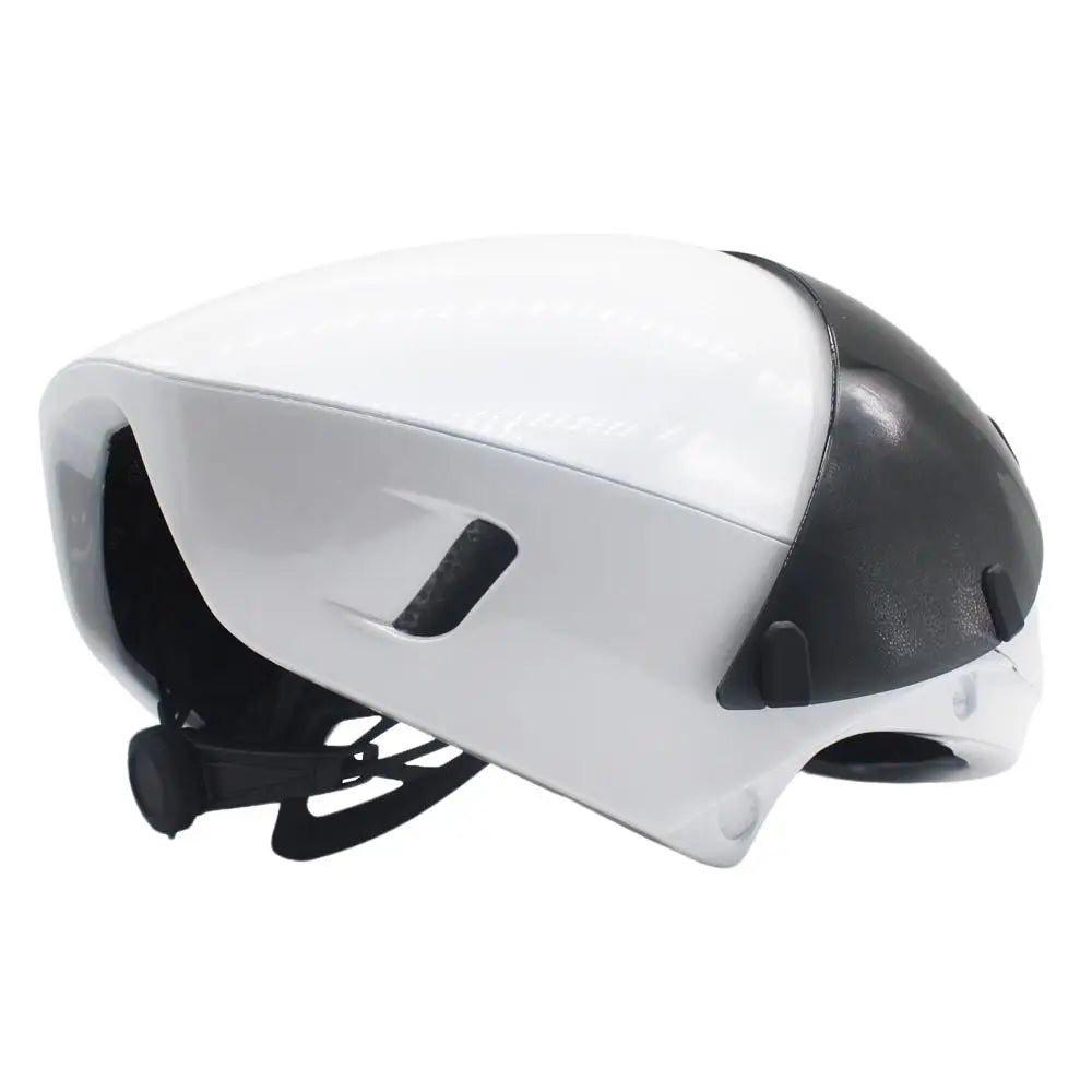 Aerodynamic Triathlon Cycling Helmet With Magnetic Goggles