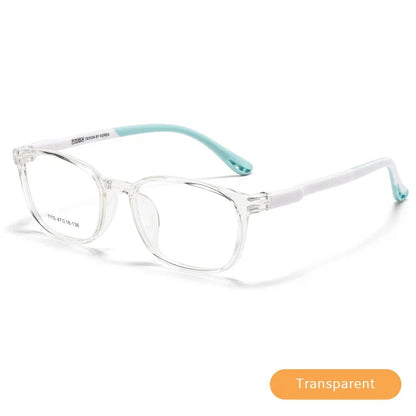 Ultra light new TR90 children's glasses frame, suitable for myopia and farsightedness, with high-quality lenses for boys and gir