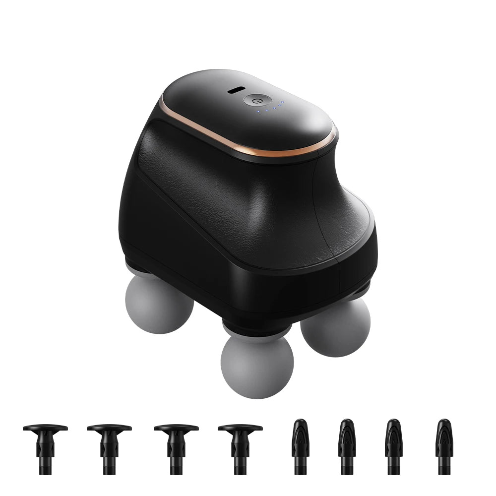 Portable Fascia  Muscle Massager  Four-head High Frequency Neck Shoulder Waist Massage Machine Professional Fascia Massage