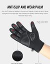 Winter Outdoor Warm Gloves Black Touchscreen Anti-slip Waterproof Bag Cycling Skiing Mountaineering Motorcycle Gloves Men