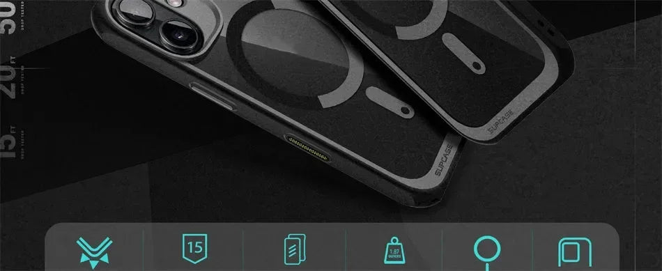 For iPhone 16 Case with Camera Control Capture Button UB Mag Slim Shockproof Protective  MagSafe Phone Case