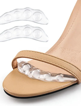 Women Sandals Gel Forefoot Non-slip Pads Shoes Insole Comfort Silicone Insoles for Feet Shock Absorption Shoe Pad foot care