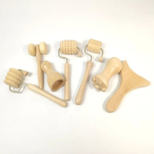 Face Massager Wood Therapy Facial Lifting Maderoterapia Gua Sha Wrinkle Remover Skin Scraper Anti Cellulite Neck Lift Tool