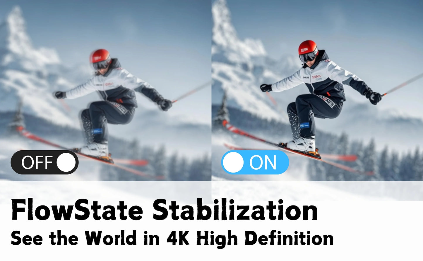 Mini 4K Action Body Camera with WiFi EIS and 30M Waterproof Housing