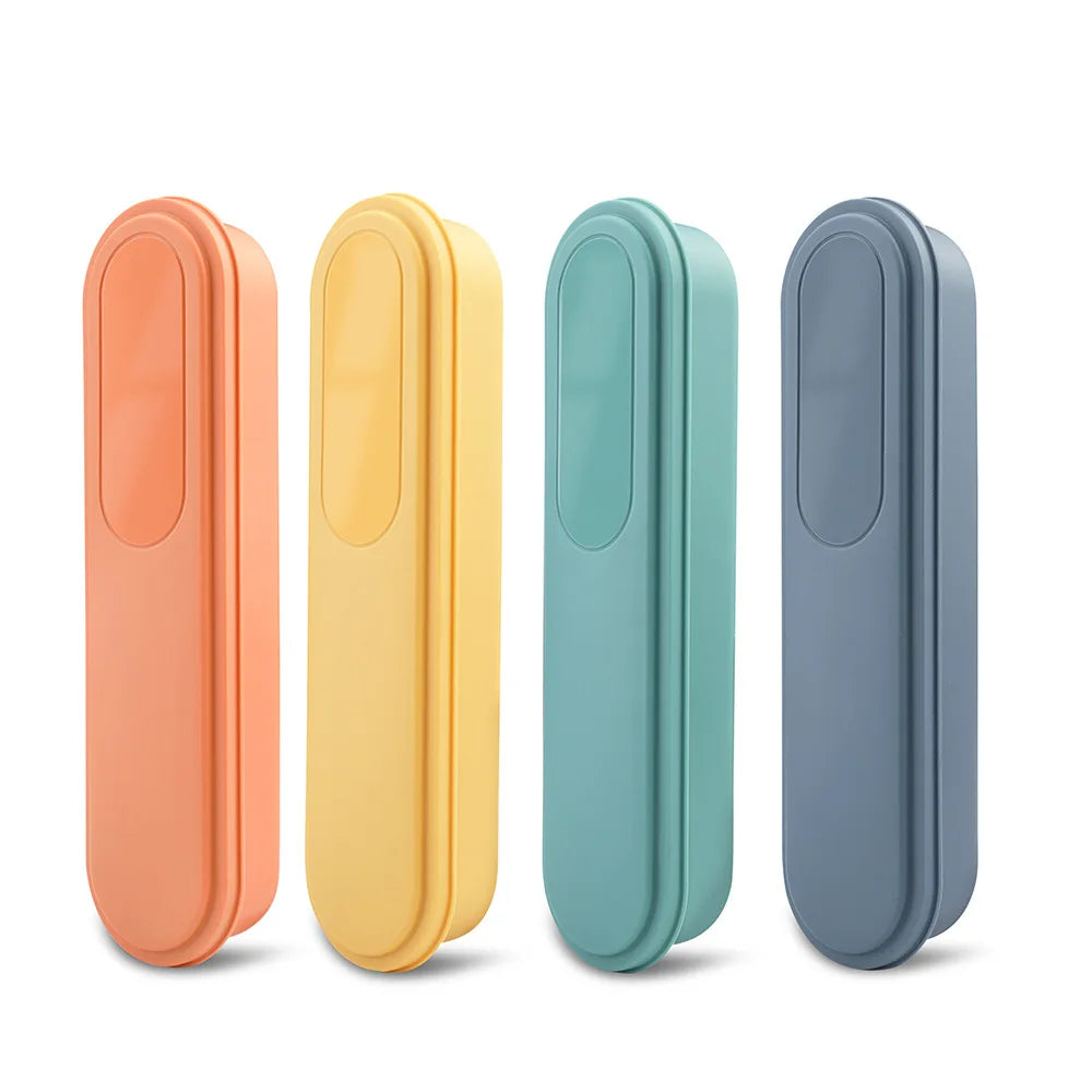 Portable Stainless Steel Cutlery Set with Storage Box, 304 Steel Fork Spoon, Travel Flatware for Student Outdoor, Dinnerware Set