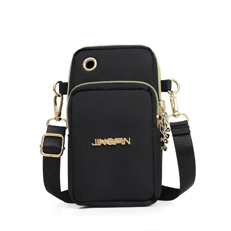 Shoulder Bag Mobile Phone Crossbody Bags Fashion Cell Phone Pouch 3 Layer Wallet Aesthetic Bags