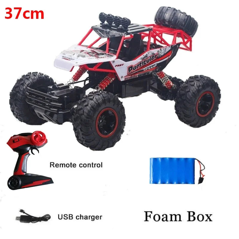 112 Scale Four Wheel Drive RC Monster Truck With LED Lights