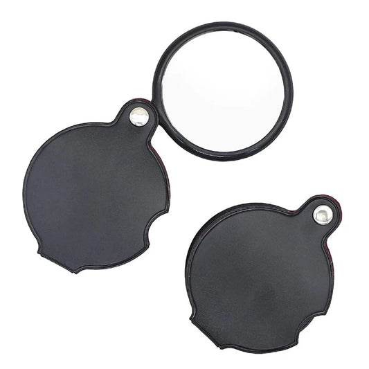 10X Mini Folding Pocket Magnifier Glass Reading Loupe