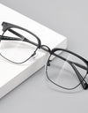 Square Optical Prescription Men's  Eyeglasses Frames Anti-Blue Light Reading Glasses Myopia Hyperopia