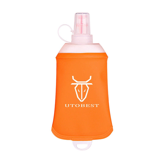 150ml 200ml 250ml Soft Flask Foldable Silicone Water Bottle TPU Running Kettle for Hydration Pack Bag Vest
