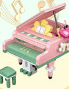 Friends Mini Blocks Juguetes Bloques Violin Piano DIY Model Girls Xmas Gifts Loz Building Bricks for Kids Educational Toys