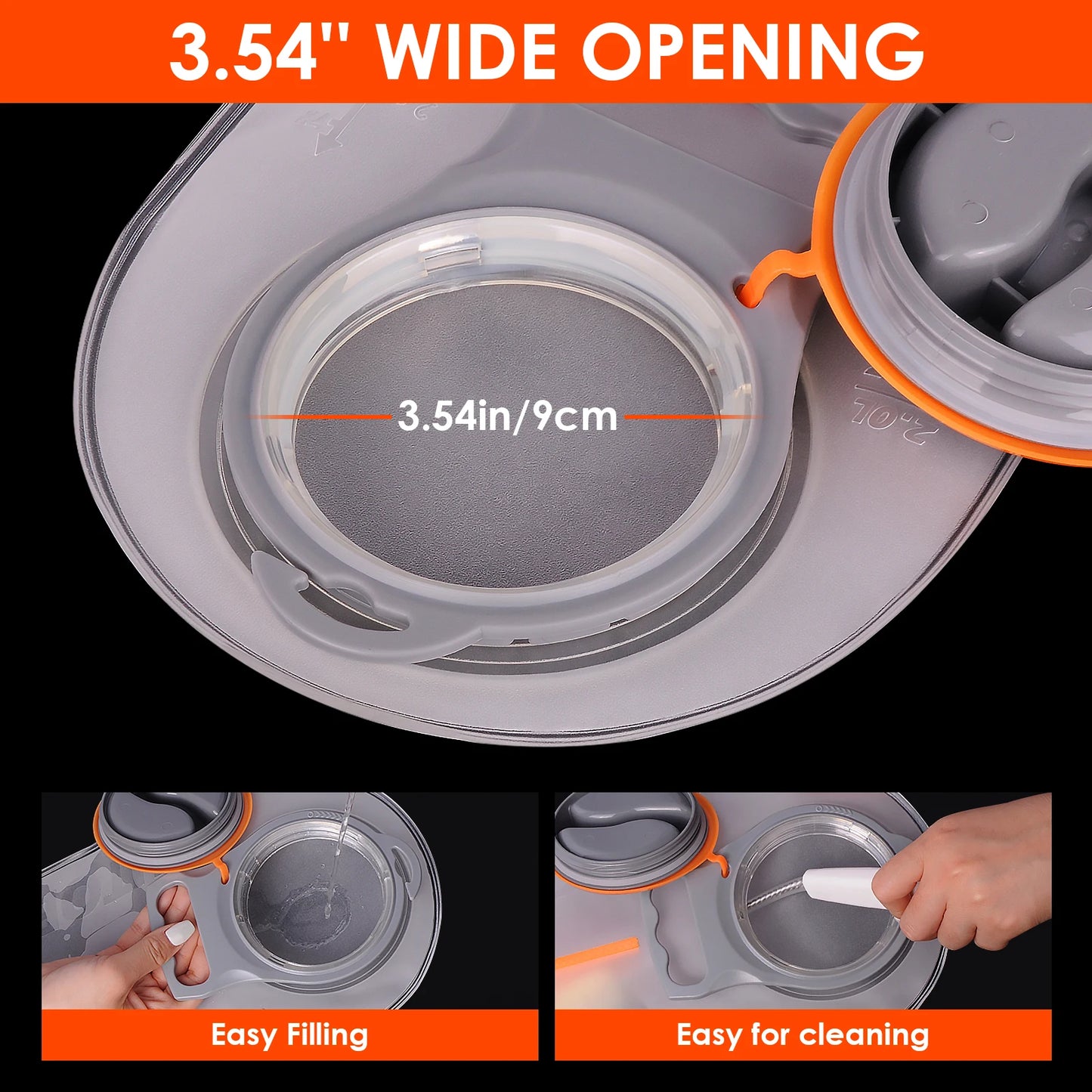 2L Hydration Reservoir Water Bladder Pack TPU Water Storage Bag for Outdoor Running Cycling