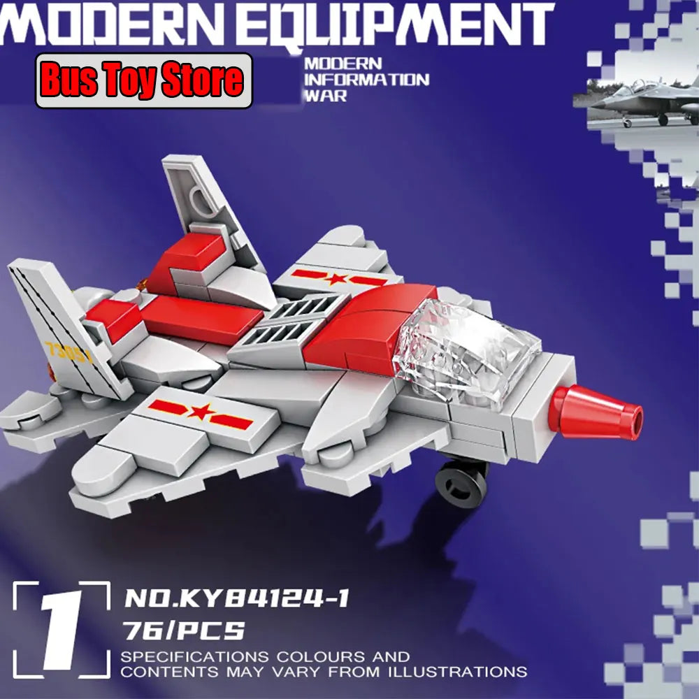 Aircraft Tank Aircraft Carrier MODERN EOLIPMENT MODERN WAR INFORMATION WW2 Military Model Building Blocks Bricks for Boy