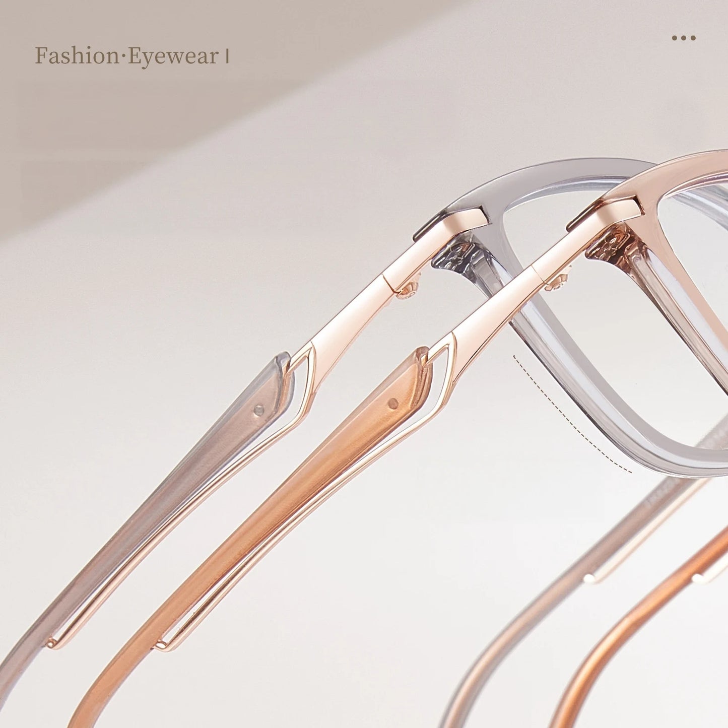 Retro Square Cat Eye Lightweight TR90 Eyeglasses Frames for Women